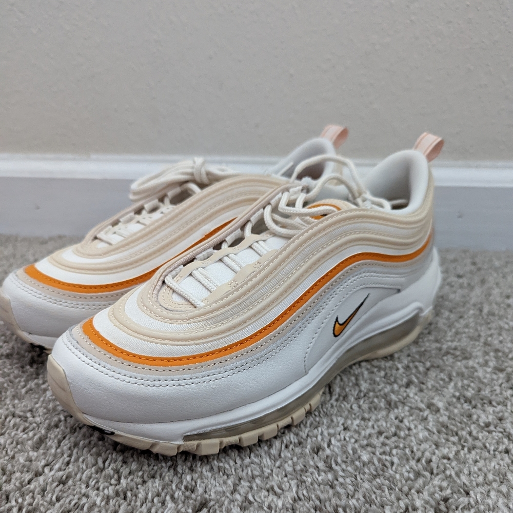 Women’s Nike Air Max 97 Running Shoe Phantom Light Curry DQ8594-001